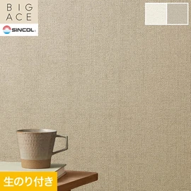 シンコールの住宅向け壁紙シリーズ「BIGACE」のDIYにおすすめののり付き壁紙