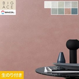 シンコールの住宅向け壁紙シリーズ「BIGACE」のDIYにおすすめののり付き壁紙