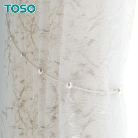 TOSO「ワイヤータッセルT65」。自由に形を変えられるワイヤータイプ。カーテンに合わせてアレンジが楽しめる1本入りタッセル