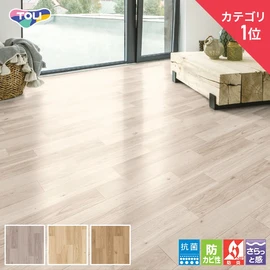 クッションフロア 木目 住宅用 182cm巾 1.8mm厚 東リ ベーシックオーク