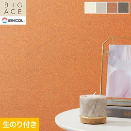 シンコールの住宅向け壁紙シリーズ「BIGACE」のDIYにおすすめののり付き壁紙