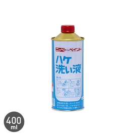 ハケ洗い液は少量で効果的。ハケを柔軟に保ち、経済的。ペイントうすめ液より使いやすさ向上