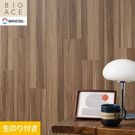 シンコールの住宅向け壁紙シリーズ「BIGACE」のDIYにおすすめののり付き壁紙