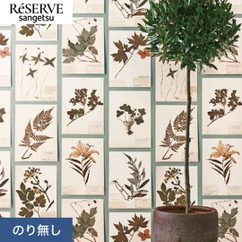 国立科学博物館とコラボしたパターンシリーズ。数ある押し葉の標本を抜粋し忠実に再現しました