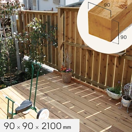 シロアリに強く、耐久性に優れた木材。加工性も良く、DIYに最適！