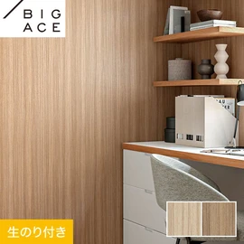 シンコールの住宅向け壁紙シリーズ「BIGACE」のDIYにおすすめののり付き壁紙