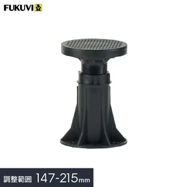屋外でウッドデッキの束材として使用できる耐候性樹脂の支持脚です。全14型タイプあり、高さを細かく調整できます