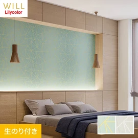 ホテル、商業施設、医療・福祉施設、オフィスや店舗など全てのコントラクト物件に向けたリリカラの不燃ビニル壁紙シリーズ「WILL」ののり付き壁紙