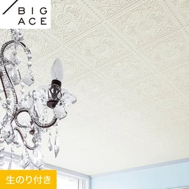 シンコールの住宅向け壁紙シリーズ「BIGACE」のDIYにおすすめののり付き壁紙