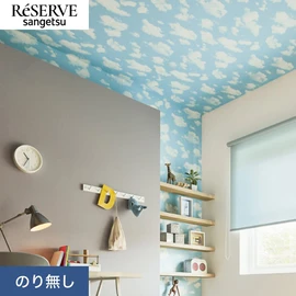 天井にもおすすめの青い空のデザインです