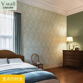 戸建、マンション、新築、リフォームなど住まいの様々なニーズに対応するリリカラのビニル壁紙「V-wall」。DIYにおすすめののり付きタイプ