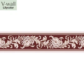 使いやすいベーシックな商品や多彩なデザインの壁紙をラインナップするリリカラ「V-wall」シリーズのトリムボーダー壁紙