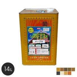 特殊な撥水剤と紫外線に強い顔料で木材を保護する塗料！