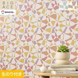 シンコールの住宅向け壁紙シリーズ「BIGACE」のDIYにおすすめののり付き壁紙