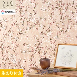 シンコールの住宅向け壁紙シリーズ「BIGACE」のDIYにおすすめののり付き壁紙