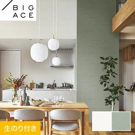 シンコールの住宅向け壁紙シリーズ「BIGACE」のDIYにおすすめののり付き壁紙
