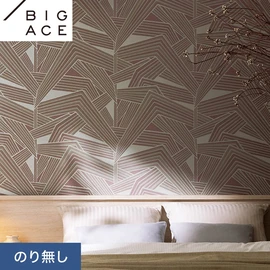 シンコールの住宅向け壁紙シリーズ「BIGACE」。施工方法が選べるのり無しタイプ