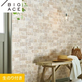 シンコールの住宅向け壁紙シリーズ「BIGACE」のDIYにおすすめののり付き壁紙