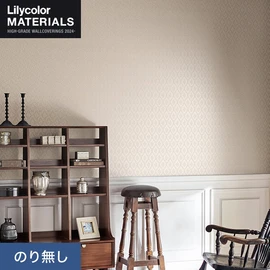 リリカラMATERIALS 織物パターン 巾93cm。通気性・ホツレ止付きの織物壁紙。リピート柄が空間に奥行きを演出
