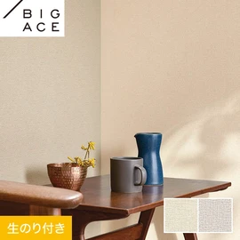 シンコールの住宅向け壁紙シリーズ「BIGACE」のDIYにおすすめののり付き壁紙