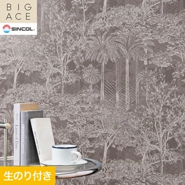 シンコールの住宅向け壁紙シリーズ「BIGACE」のDIYにおすすめののり付き壁紙