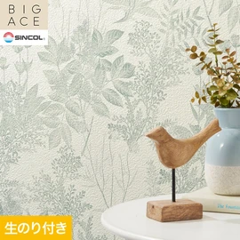 シンコールの住宅向け壁紙シリーズ「BIGACE」のDIYにおすすめののり付き壁紙