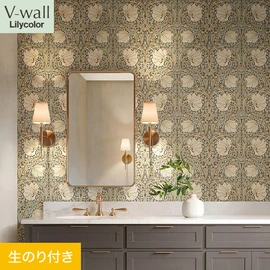 戸建、マンション、新築、リフォームなど住まいの様々なニーズに対応するリリカラのビニル壁紙「V-wall」。DIYにおすすめののり付きタイプ