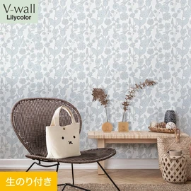 戸建、マンション、新築、リフォームなど住まいの様々なニーズに対応するリリカラのビニル壁紙「V-wall」。DIYにおすすめののり付きタイプ