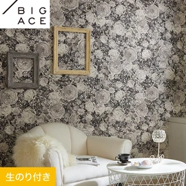 シンコールの住宅向け壁紙シリーズ「BIGACE」のDIYにおすすめののり付き壁紙