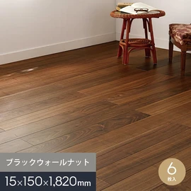 表面に無垢材を使用した挽き板フローリング