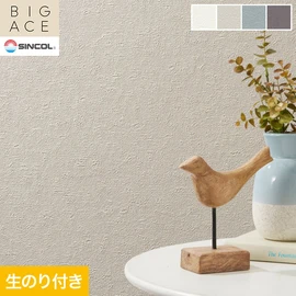 シンコールの住宅向け壁紙シリーズ「BIGACE」のDIYにおすすめののり付き壁紙