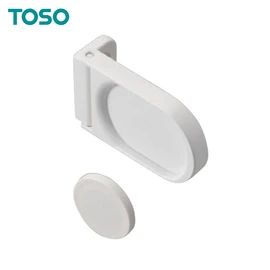 TOSO「リターンマグネット」。カーテンのリターン縫製を美しく固定するための専用マグネット。遮光性や断熱性を高める1本入り