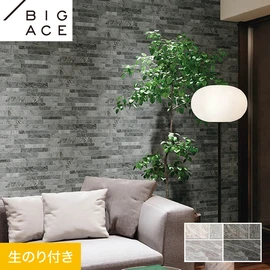 シンコールの住宅向け壁紙シリーズ「BIGACE」のDIYにおすすめののり付き壁紙