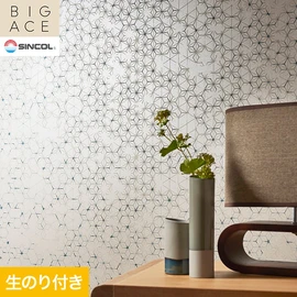 シンコールの住宅向け壁紙シリーズ「BIGACE」のDIYにおすすめののり付き壁紙