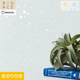 シンコールの住宅向け壁紙シリーズ「BIGACE」のDIYにおすすめののり付き壁紙
