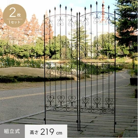 アイアンローズフェンス2枚組 620×15×2190mm
