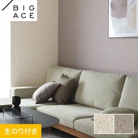 シンコールの住宅向け壁紙シリーズ「BIGACE」のDIYにおすすめののり付き壁紙