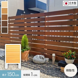 目隠しフェンスに最適!樹脂製で耐久性抜群!