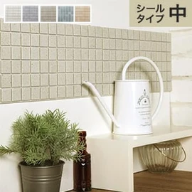 シールだから貼るだけ簡単！本格タイルで大満足の仕上がりに！