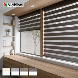 ニチベイの調光ロールスクリーン「レユール」シリーズ。シックな色味を集めた「ルシード」がオーダーできる！