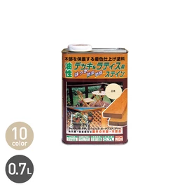 木材の防虫・防腐・防かび効果があり、強力なはっ水効果で長期間保護。低臭で通気性を保ちながら、木目を生かした半透明仕上げになります