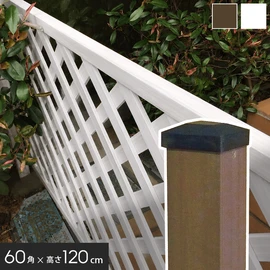 雨や水に強く腐り・シロアリの心配が少ない、プラスティックに近い質感のレシナラティス専用ポスト