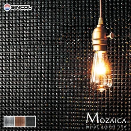シールタイプのアクセントタイルでゴージャスな高級感あるDIY