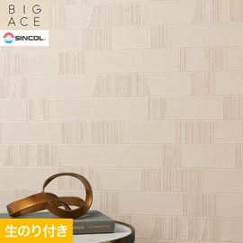 シンコールの住宅向け壁紙シリーズ「BIGACE」のDIYにおすすめののり付き壁紙