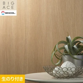 シンコールの住宅向け壁紙シリーズ「BIGACE」のDIYにおすすめののり付き壁紙