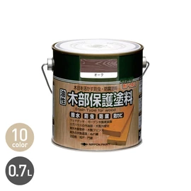 木材の防虫・防腐・防かび・防藻効果があり、撥水効果で長期間保護。通気性を保ちながら耐久性を高め、色アセが少ない透明な半透明仕上げが屋外木部に最適です