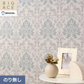 シンコールの住宅向け壁紙シリーズ「BIGACE」。施工方法が選べるのり無しタイプ