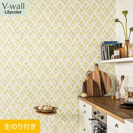 戸建、マンション、新築、リフォームなど住まいの様々なニーズに対応するリリカラのビニル壁紙「V-wall」。DIYにおすすめののり付きタイプ