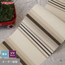 1cm単位でオーダー可能!シャガール(無地)で使用している25色の糸を巧みに織りあげたストライプ柄