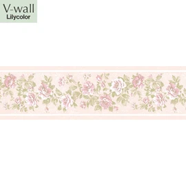 使いやすいベーシックな商品や多彩なデザインの壁紙をラインナップするリリカラ「V-wall」シリーズのトリムボーダー壁紙